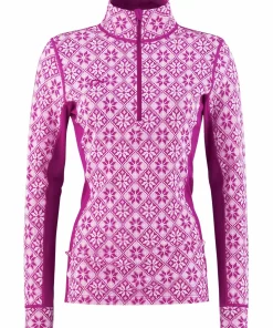 Kari Traa Rose Half Zip Baselayer Top - 100% Merino Wool