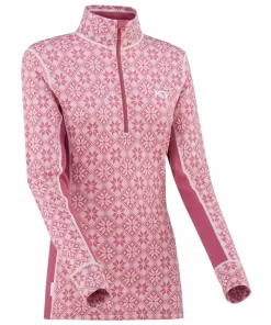 Kari Traa Rose Half Zip Baselayer Top - 100% Merino Wool