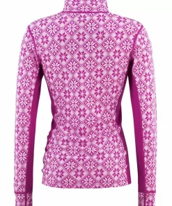 Kari Traa Rose Half Zip Baselayer Top - 100% Merino Wool