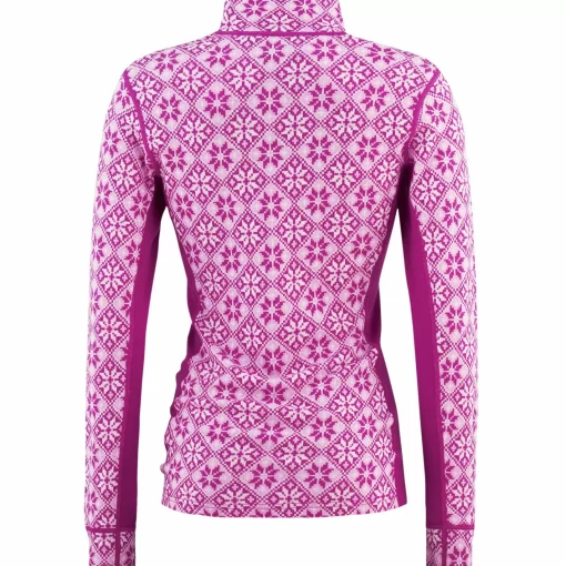 Kari Traa Rose Half Zip Baselayer Top - 100% Merino Wool