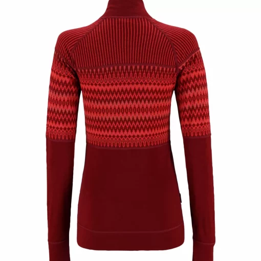 Kari Traa Silja Half Zip Baselayer - 100% Merino Wool